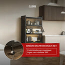 [LEVE 2, PAGUE 1] Armário em Aço Multifuncional 5 em 1