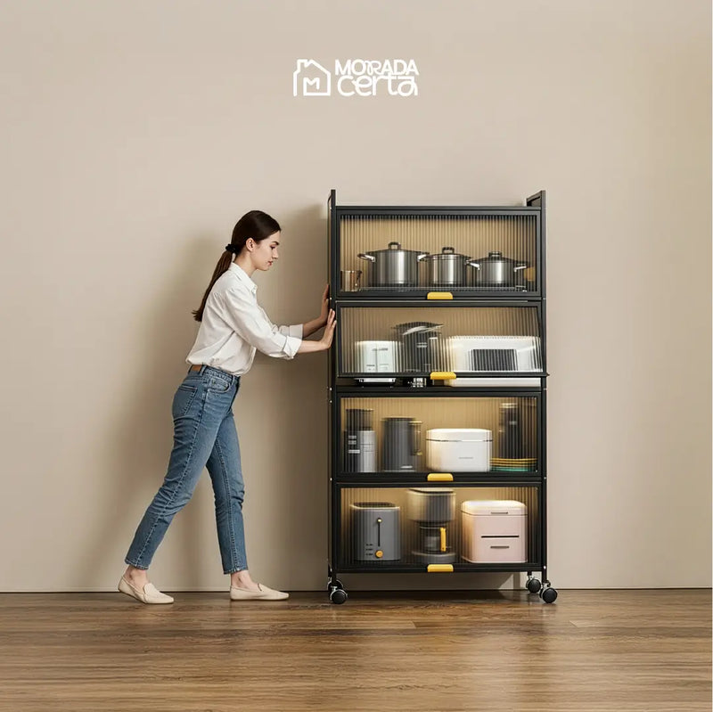[LEVE 2, PAGUE 1] Armário em Aço Multifuncional 5 em 1
