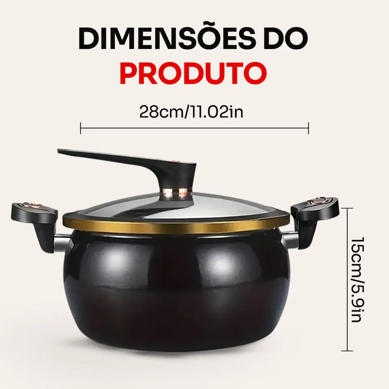 [LEVE 2 PAGUE 1] Panelas de Aço Inox Duble Anti Explosões 8 em 1 + Kit de Utensílios | ÚLTIMAS UNIDADES!