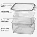 [LEVE 9 PAGUE 1] Kit Marmitas de Vidro Herméticas – ConservaGlass | ÚLTIMAS UNIDADES