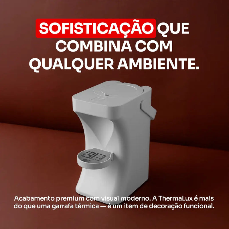 [PAGUE 1 LEVE 2] Garrafa Térmica ThermaLux® + BRINDE: Conjunto 4 Xícaras
