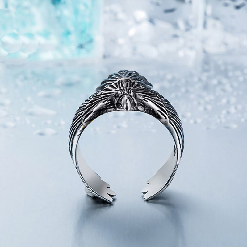 Anel de Águia Ajustável - Silver Eagle